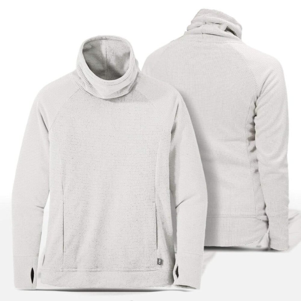 Outdoor Research Women's Cowl Neck Sweater - Light Gray